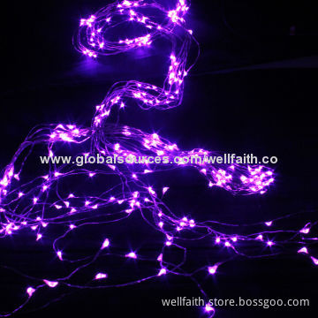 LED string lights with waterproof 110V transformer